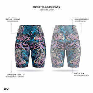 Pantalones Cortos Deportivos de Compresión para Ciclismo, Transpirables, Elásticos, para Gimnasio, Fitness, Running, Yoga, con Diseño Personalizado Impreso - Product Image 2