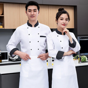 Uniformes de Chef de Alta Calidad con Diseño Moderno en Poliéster y Algodón para Restaurante Japonés, Sushi, Pizza - Product Image 5
