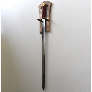 Épée décorative des Templiers avec fourreau en cuir - Product Image 2