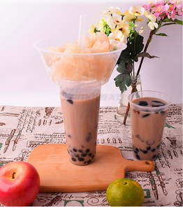 YAMAT PP Gobelet à emporter, plateau jetable en plastique pour collations, salades et fruits, avec supports pour bols à collations - Product Image 3