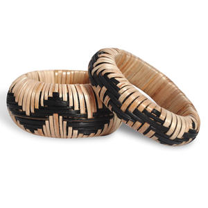 Bracelet en rotin naturel tressé pour femmes et hommes, best-seller, bonne qualité, en vente - Product Image 6