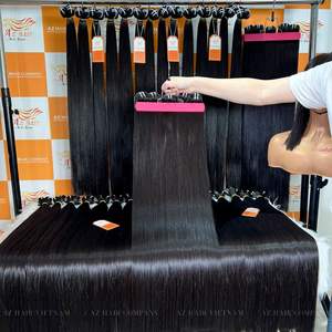 Extensiones de Cabello Listo para Envío, Extensiones de Cabello Humano de Trama, Extensiones de Cabello Liso de Hueso con Cierre de Encaje, Envío a Todo el Mundo - Product Image 3