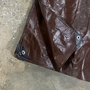 Bâche robuste marron haute résistance, grande capacité, haute durabilité, en rouleau, options de couleur et de taille, pour revêtement de bassin à poissons - Product Image 4