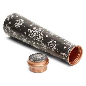 Bouteilles d'eau jetables en cuivre pur à double paroi finies en cuivre courbé Patton - Product Image 6