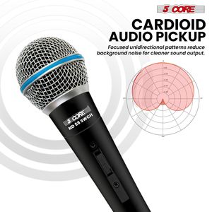 Microfono Dinamico Professionale per Karaoke, Palco e Studio - Microfono Cablato XLR - Product Image 4