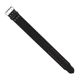 Cinturón de Levantamiento de Pesas de Cuero de Gamuza Personalizado en el Mejor Color con Hebilla Negra, Cinturón de Powerlifting de Cuero de 6mm para Gimnasio - Product Image 2