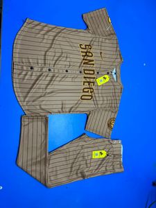 Sandiego Pinstripes Button <b>Down</b> Baseball Jersey Sandiego Baseball Pinstripes Full Length Baseball <b>Pant</b> Baseball Trouser - Product Image 6