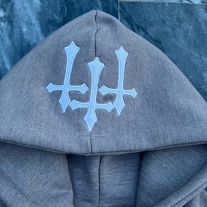 Sudadera con Capucha de Alta Calidad, 100% Algodón, Estilo Holgado Personalizado para Hombre, con Logotipo Bordado, Ecológica y con Bolsillos - Product Image 5