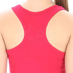 Women's Cotton Bamboo Fiber Knitted Tank <b>Top</b> Breathable Quick Dry Plus Size Solid Pattern Gym Fitness Wear for Summer - Product Image 4