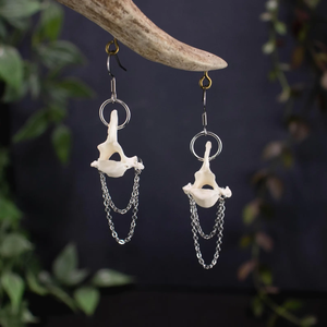 Handcrafted Bone <b>Earrings</b> for Women – Natural Tribal Style Jewelry - Product Image 4
