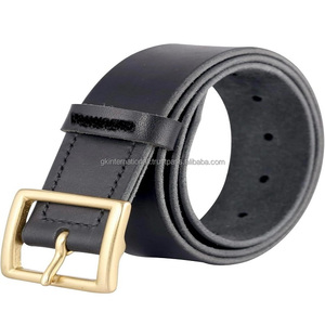 Dernier modèle de ceinture décontractée en cuir à double épaisseur, faite à la main et à la mode pour hommes, Ceintures et accessoires en cuir au design personnalisé - Product Image 6