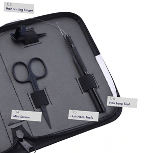 Juego Completo de Pinzas para Extensiones de Cabello con Microperlas, Gancho de Instalación, Enhebrador de Alambre, Pinza de Extracción y Tijeras de Precisión - Product Image 4