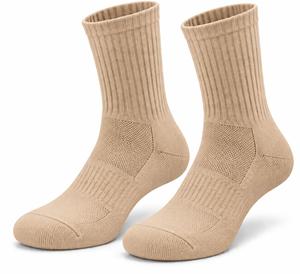 Chaussettes ras du cou personnalisées pour hommes, en coton et élasthanne, tricotées unies, respirantes, pour usage quotidien, épaisseur standard, style régulier, confortables - Product Image 1