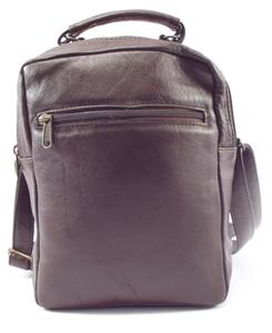 Mode unisexe grande capacité concepteur moderne en cuir véritable fermeture éclair fronde et sac de messager - Product Image 4