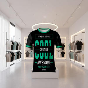 T-shirt léger en polyester à col rond et manches courtes pour impression par sublimation à chaud - Product Image 2