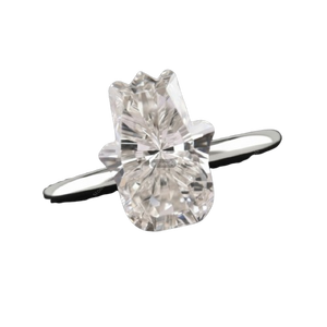 เพชร GIA IGI รับรองคุณภาพ ผลิตด้วยวิธี CVD HPHT ระดับความสะอาด VVS สี D E น้ำหนัก 1 กะรัต รูปทรงมือฮัมซา เพชรเม็ดเดี่ยว เพชรเลี้ยงในห้องปฏิบัติการ - Product Image 1