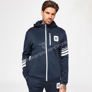 Conjunto Deportivo de Invierno Personalizado para Hombre, Talla Grande, Sudadera con Capucha y Pantalones Deportivos, 100% Algodón Felpa, Secado Rápido - Product Image 2