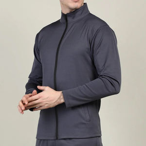 Chaqueta Deportiva Delgada para Hombre, OEM, con Tela Elástica Frontal, Transpirable, de Secado Rápido, Ropa Deportiva Personalizable de Alta Calidad - Product Image 4