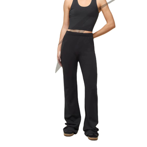 Men's Women's Loose Flare Pants Sweatpants Flare <b>Legging</b> Trouser Trending Straight Premium Fashionable <b>Flared</b> Stacked Style - Product Image 1