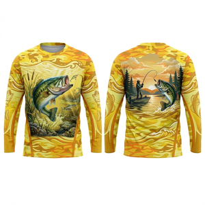 Camiseta de Pesca Personalizada con Sublimación Completa, Uniforme de Pesca de Manga Larga, Ropa Deportiva para Pesca al Aire Libre - Product Image 6