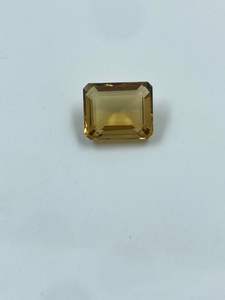 พลอยซิทรินธรรมชาติทรงบาแกตต์ สีเหลืองอ่อน สำหรับทำเครื่องประดับ - Product Image 6