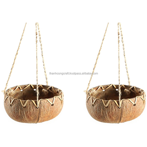 Macetas de coco hechas a mano para decoración del hogar, proveedor y distribuidor - Product Image 3