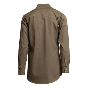 Wholesale 100% Cotton Men Industrial Breathable <b>Flame</b> Resistant Work Wear Welding Work <b>Shirt</b> Men's Factory Direct Supply - Product Image 2
