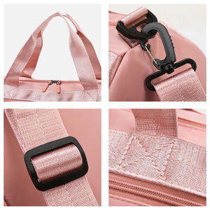 กระเป๋าเดินทางแบบดัฟเฟิลขนาดใหญ่ น้ำหนักเบา ขยายได้ ใส่ของได้เยอะ สำหรับออกกำลังกาย กีฬา และกิจกรรมกลางแจ้ง ผลิตจากโพลีเอสเตอร์กันน้ำ รับผลิตตามสั่งพร้อมโลโก้ - Product Image 4