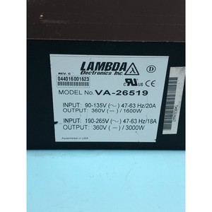 LAMBDA VA-26519 แหล่งจ่ายไฟแบบเชิงเส้นและแบบสวิตชิ่ง - อุปกรณ์และชิ้นส่วนเซมิคอนดักเตอร์ระดับโลกที่เชื่อถือได้ - Product Image 6