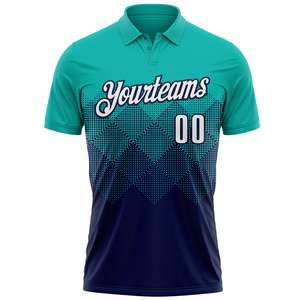 Camiseta Polo Deportiva Personalizada OEM con Logotipo Frontal, Nombre y Número en la Espalda, Poliéster Transpirable, Proveedor de Fábrica de Marca Privada - Product Image 2