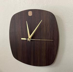 Horloge murale en bois de luxe artistique, décoration d'intérieur haut de gamme, horloge murale en bois sur mesure, horloge murale moderne de luxe, horloge murale ronde en bois - Product Image 4