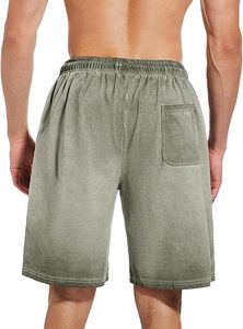 Pantalones Cortos Deportivos de Algodón 100% con Lavado Ácido Estilo Vintage, Ajuste Relajado Personalizado, Cintura Elástica, Transpirables, Antiarrugas, Fabricante - Product Image 2