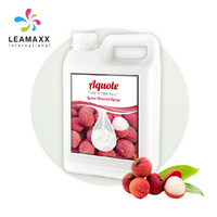 Sirop concentré de jus de fruits saveur litchi Leamaxx Taiwan 2026 – Fournitures en gros pour salons de thé Boba