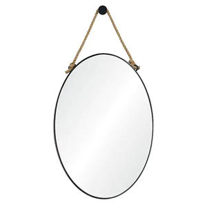 Espejo de Pared de Lujo con Marco de Hierro Arqueado de Estilo Europeo Moderno, Espejo Dorado para Bodas con Tamaño Personalizable - Product Image 3