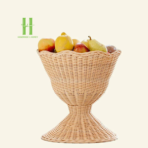 Bandeja de Ratán Ecológica Personalizable, Cesta, Tazón, Contenedor para Servir Alimentos, Tamaños y Colores OEM de Vietnam, Superventas - Product Image 2