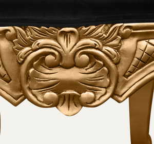 Sillón Negro de Estilo Europeo, Hecho a Mano, con Tapizado de Lujo, Duradero, de Madera de Caoba, para Sala de Estar, Apartamento y Hotel - Product Image 5