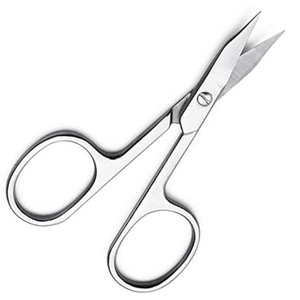 Ciseaux à cuticules de qualité supérieure en acier inoxydable, lame de précision fine, outil de coupe des poils du nez, outils de beauté professionnels pour barbiers, OEM - Product Image 3