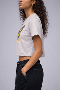 Camiseta Casual de Cuello Redondo para Mujer, Corte Ajustado, Manga Corta, Transpirable, Ecológica, de Jersey, con Estampado de Serigrafía, de Secado Rápido - Product Image 2