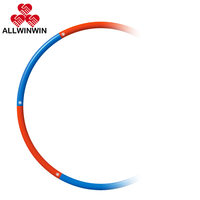 ALLWINWIN HLH14 Cerceau de hula - Cerceau de hula lesté pour l'exercice et la remise en forme