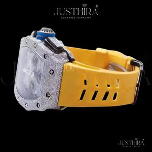 Premium Quality Moissanite Diamond Quartz <b>Watch</b> Women Crystal Decor Slim Design <b>Waterproof</b> <b>Watch</b> Available At Best Price - Product Image 4