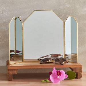 Hiện Đại Sang Trọng Kim Loại Trang Trí Đơn Giản Gương Tường Nghệ Thuật Và Bảng Top Cho Phụ Nữ Trang Điểm Thay Đồ Phòng Khách Trang Trí Nội Thất Gương Khung - Product Image 1