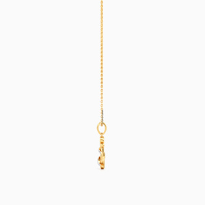 Collier pendentif ancre nautique en diamant de laboratoire pour femme, or 10K 14K 18K plaqué rhodium, bijoux de luxe pour mariage - Product Image 3