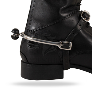 Espuelas de Equitación de Acero Inoxidable con Punta de Bola de Goma, Espuelas de Seguridad para Entrenamiento Ecuestre - Product Image 4