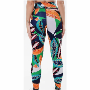 High Quality High Waist <b>Women's</b> Booty Slim Fit Graphic Printed Capri Pants Sublimation <b>Leggings</b> - Product Image 5