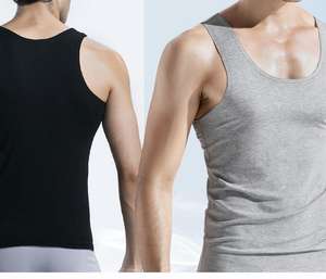 Camisetas Deportivas Personalizadas con Logotipo, Tejidas en Algodón 100%, de Secado Rápido, Transpirables, para Hombre, Compresivas, Sin Mangas, Ligeras - Product Image 2