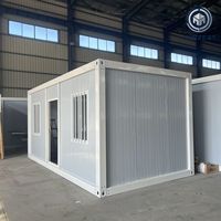Maisons préfabriquées en conteneurs à prix abordable, personnalisables, prêtes à l'emploi, pour hôtels, bureaux, avec salles de bain complètes