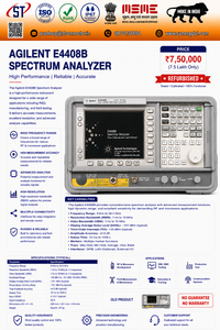 เครื่องวิเคราะห์สัญญาณ Agilent E4408B รุ่นปรับปรุงใหม่ สำหรับการวิเคราะห์สัญญาณ RF และไมโครเวฟ - Product Image 1
