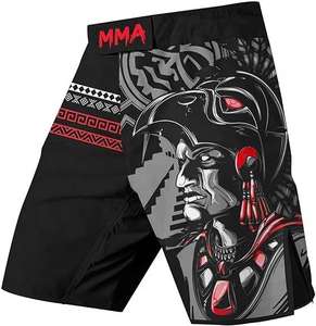 Pantalones Cortos de MMA Hechos a Medida con Tela Microelástica, Pantalones Cortos de Jiu Jitsu OEM con Logotipo Personalizado, Ropa de Artes Marciales - Product Image 5