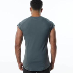Débardeur d'été pour homme en coton doux, anti-boulochage, respirant et à séchage rapide, idéal pour le sport et la gym, design personnalisé. - Product Image 4