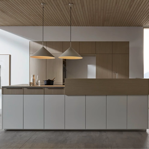 Ensemble de meubles de cuisine de luxe JY Project, style européen moderne, en chêne massif et contreplaqué, fabriqué en bois durable - Product Image 4